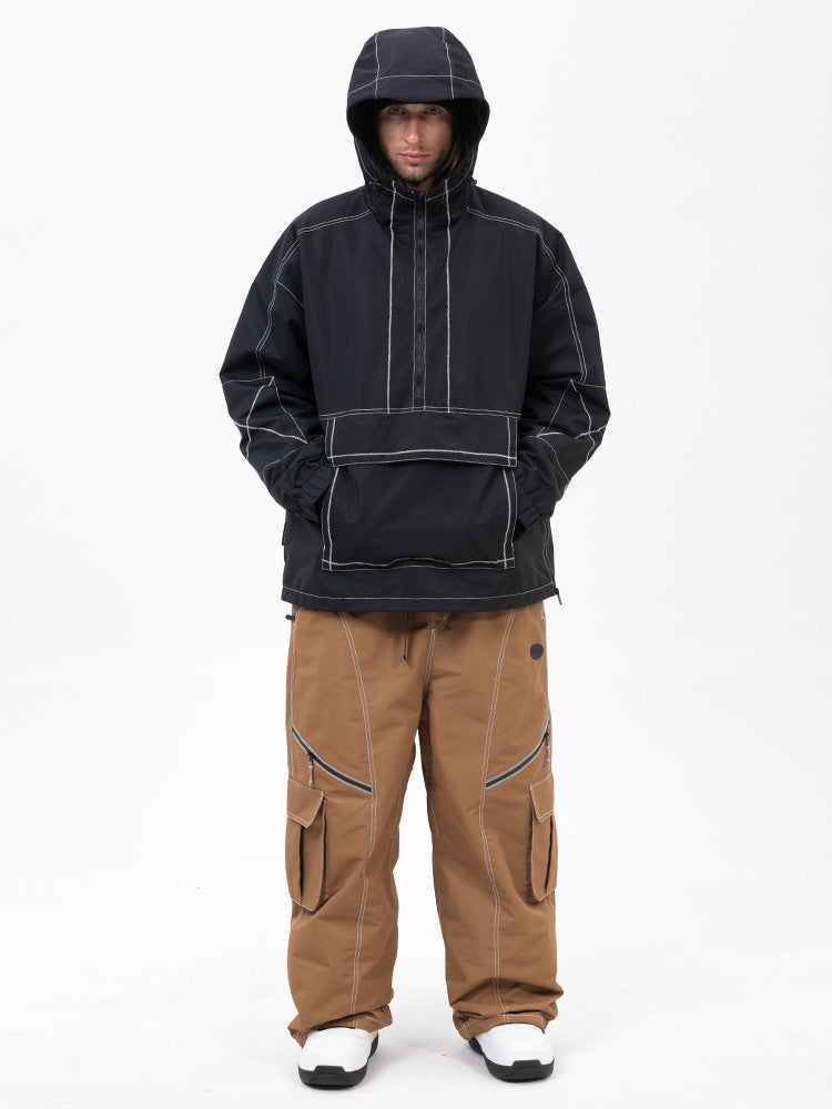 Men’s Mountain Vibe Pullover Jacket &amp; Streetstorm Baggy Snow Pants Set