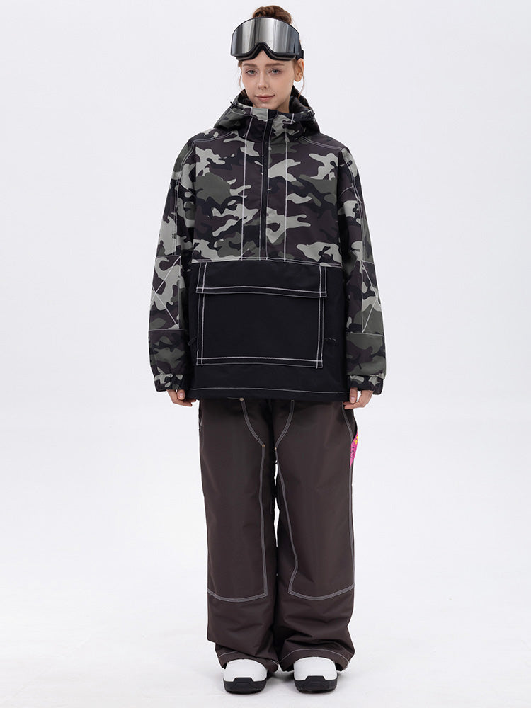 Women’s Mountain Vibe Pullover Jacket &amp; Urban Freerider Baggy Snow Pants Set