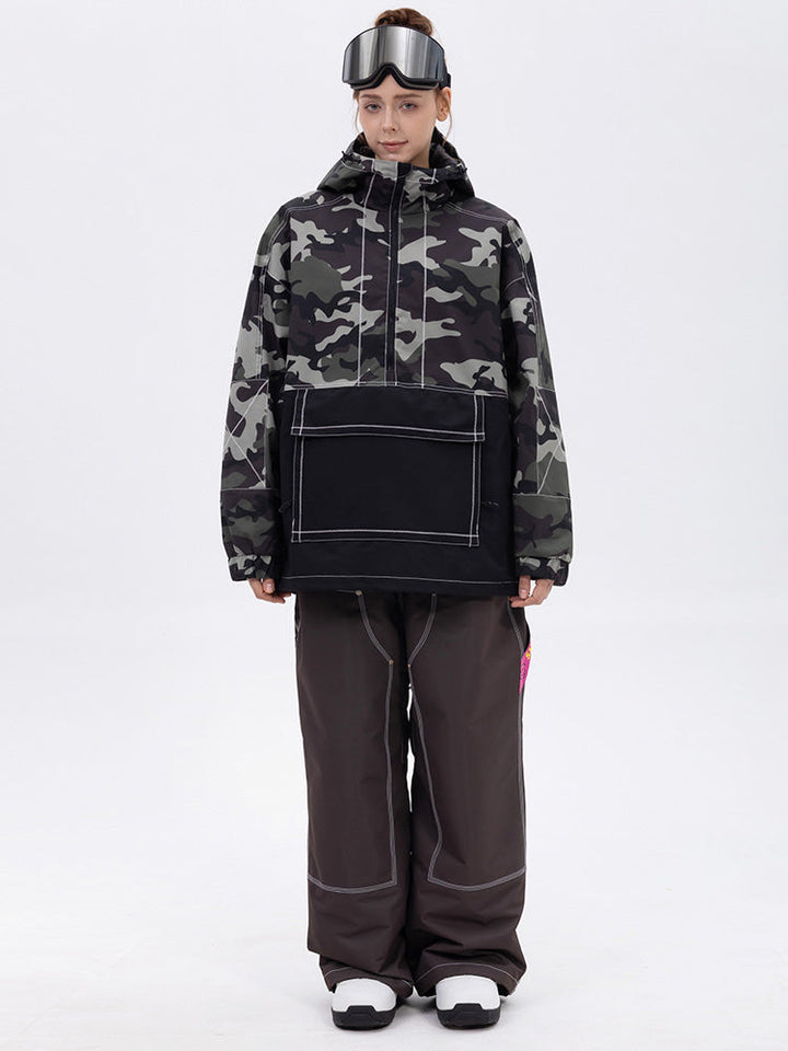 Women’s Mountain Vibe Pullover Jacket &amp; Urban Freerider Baggy Snow Pants Set