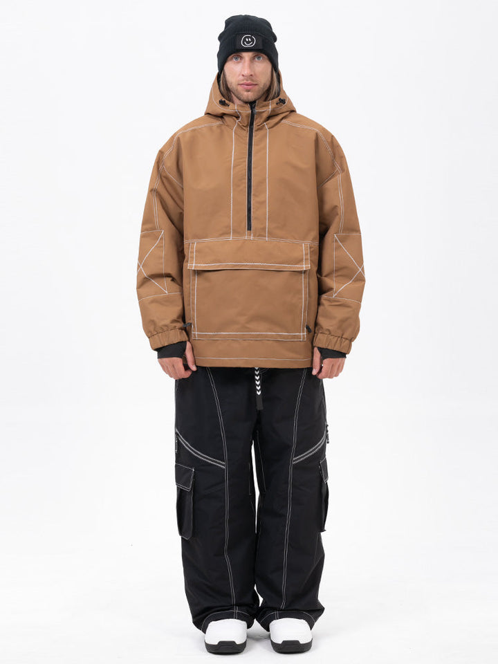 Men’s Mountain Vibe Pullover Jacket &amp; Streetstorm Baggy Snow Pants Set