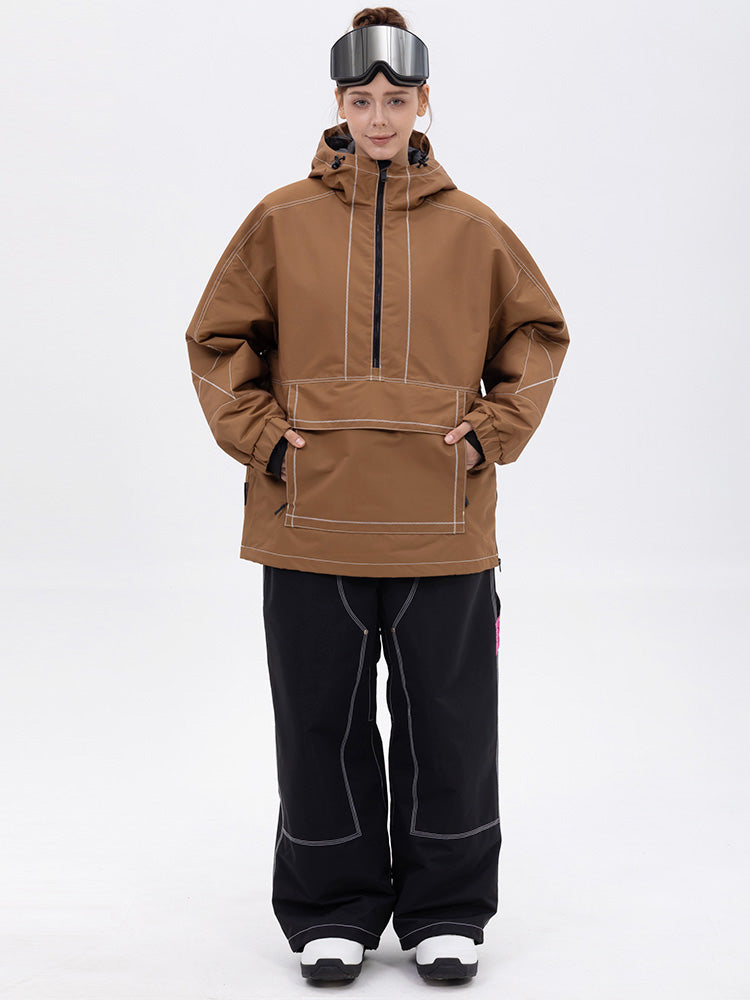 Women’s Mountain Vibe Pullover Jacket &amp; Urban Freerider Baggy Snow Pants Set