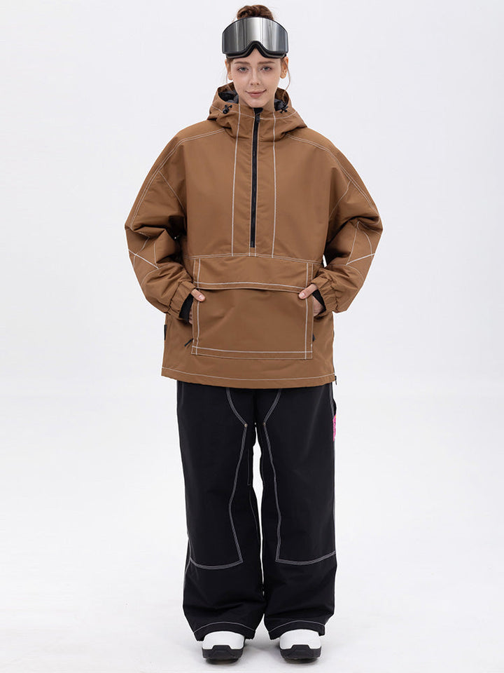 Women’s Mountain Vibe Pullover Jacket &amp; Urban Freerider Baggy Snow Pants Set