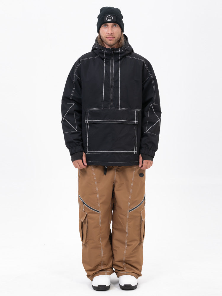 Men’s Mountain Vibe Pullover Jacket &amp; Streetstorm Baggy Snow Pants Set