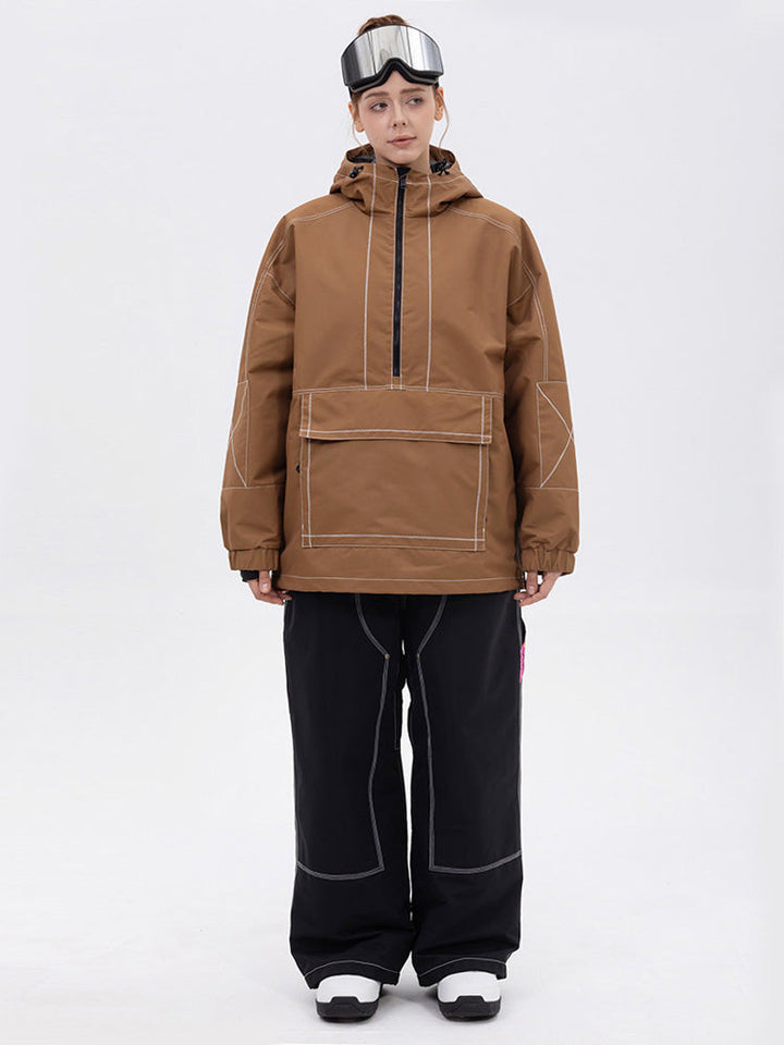 Women’s Mountain Vibe Pullover Jacket &amp; Urban Freerider Baggy Snow Pants Set