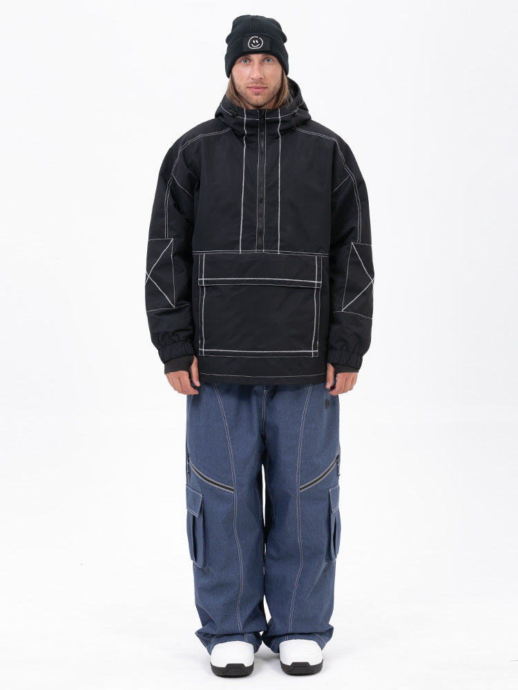 Men’s Mountain Vibe Pullover Jacket &amp; Streetstorm Baggy Snow Pants Set