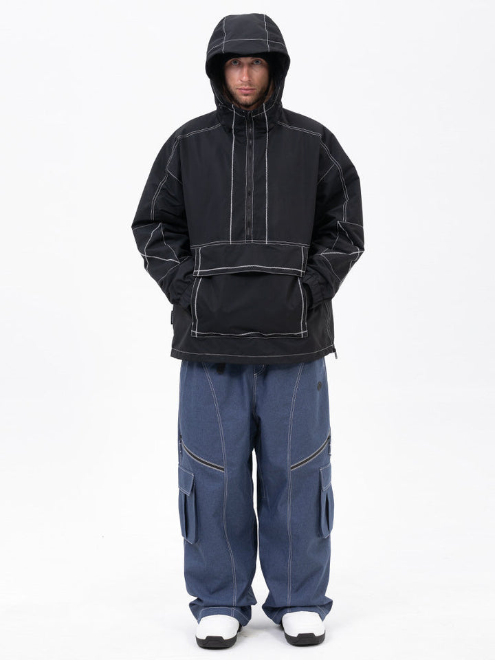 Men’s Mountain Vibe Pullover Jacket &amp; Streetstorm Baggy Snow Pants Set