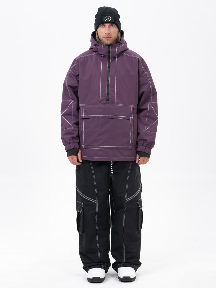 Men’s Mountain Vibe Pullover Jacket &amp; Streetstorm Baggy Snow Pants Set