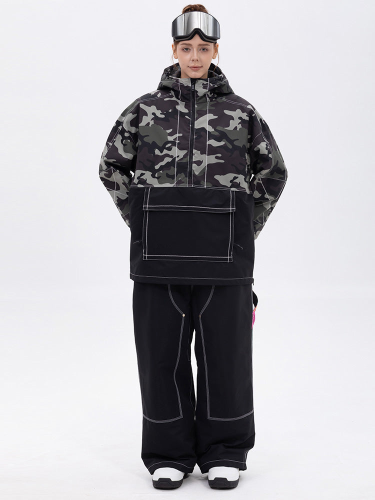 Women’s Mountain Vibe Pullover Jacket &amp; Urban Freerider Baggy Snow Pants Set