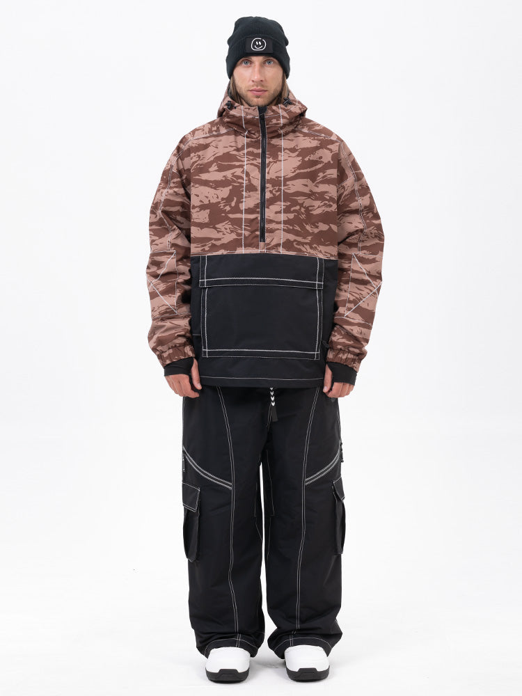 Men’s Mountain Vibe Pullover Jacket &amp; Streetstorm Baggy Snow Pants Set