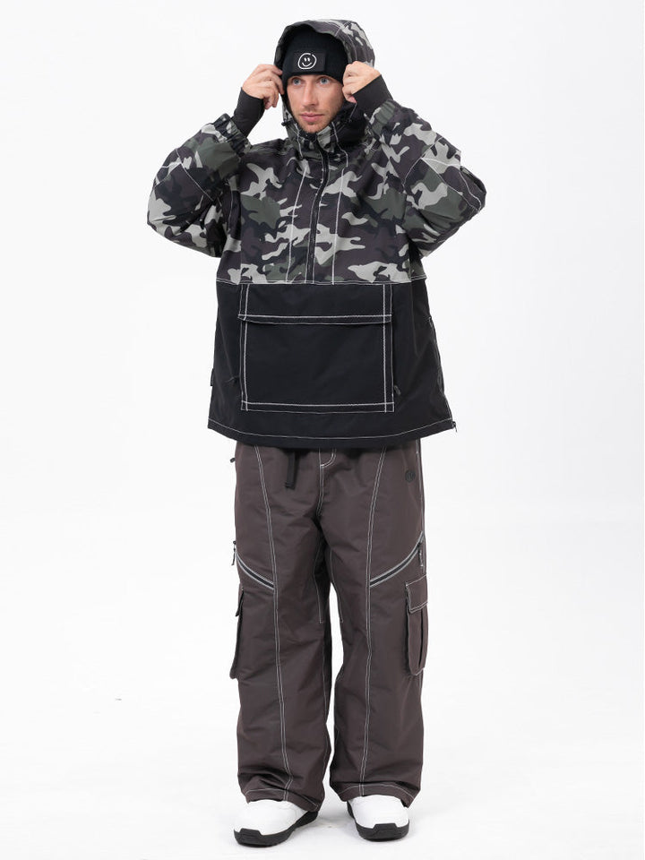 Men’s Mountain Vibe Pullover Jacket &amp; Streetstorm Baggy Snow Pants Set