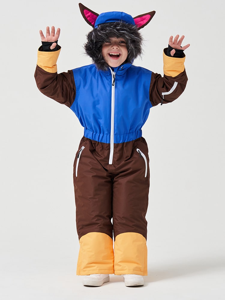 Kids Northfeel Unisex Animal Friendly Insulated One Piece Snowsuit