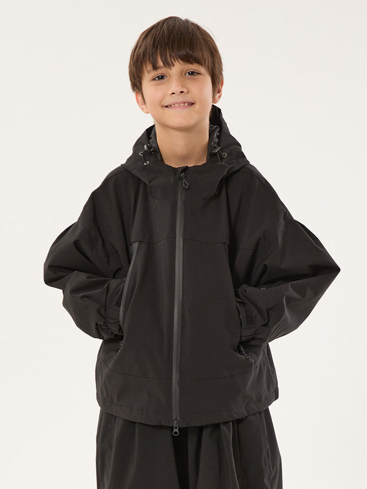 Boys Snow Hopper Bunny Ear Hooded Waterproof Thermal Snow Jacket