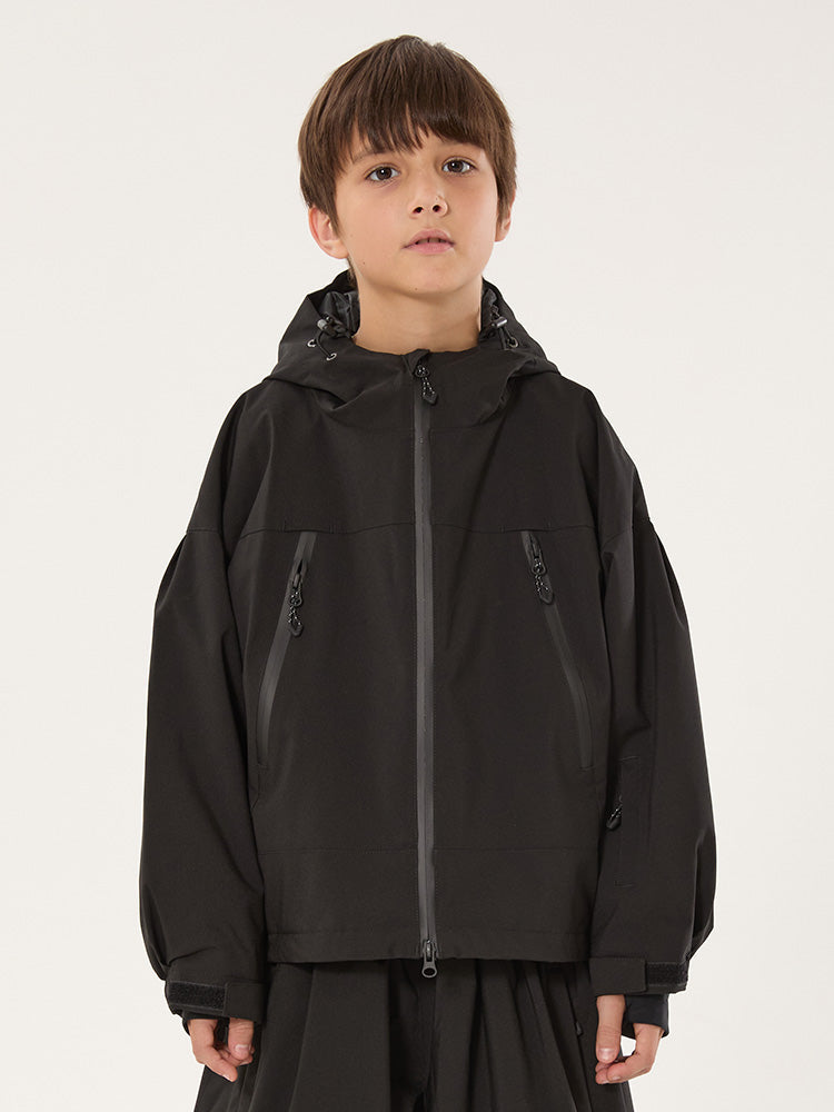 Boys Snow Hopper Bunny Ear Hooded Waterproof Thermal Snow Jacket