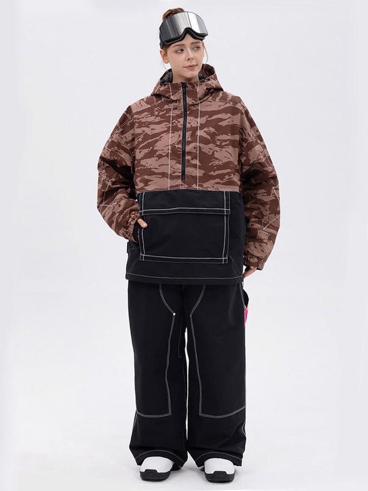 Women’s Mountain Vibe Pullover Jacket &amp; Urban Freerider Baggy Snow Pants Set