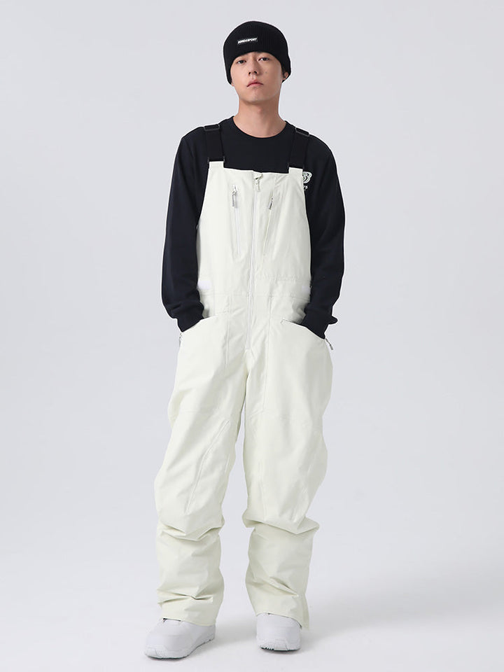 Men’s Searipe Unisex Urban Trek Durable Baggy Snow Bibs Overalls