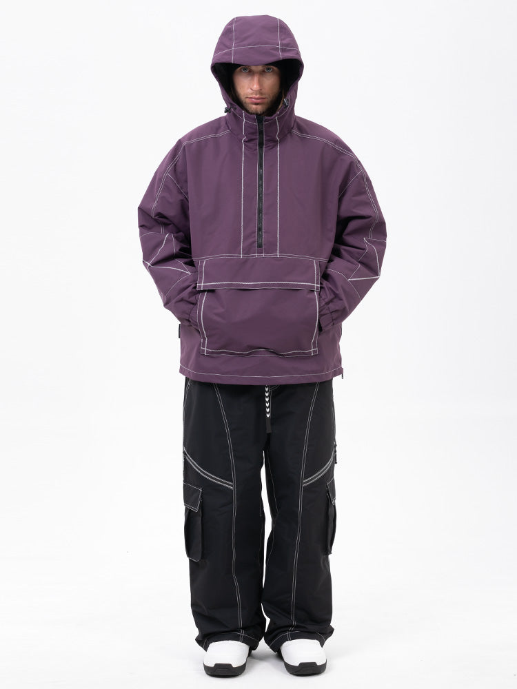 Men’s Mountain Vibe Pullover Jacket &amp; Streetstorm Baggy Snow Pants Set