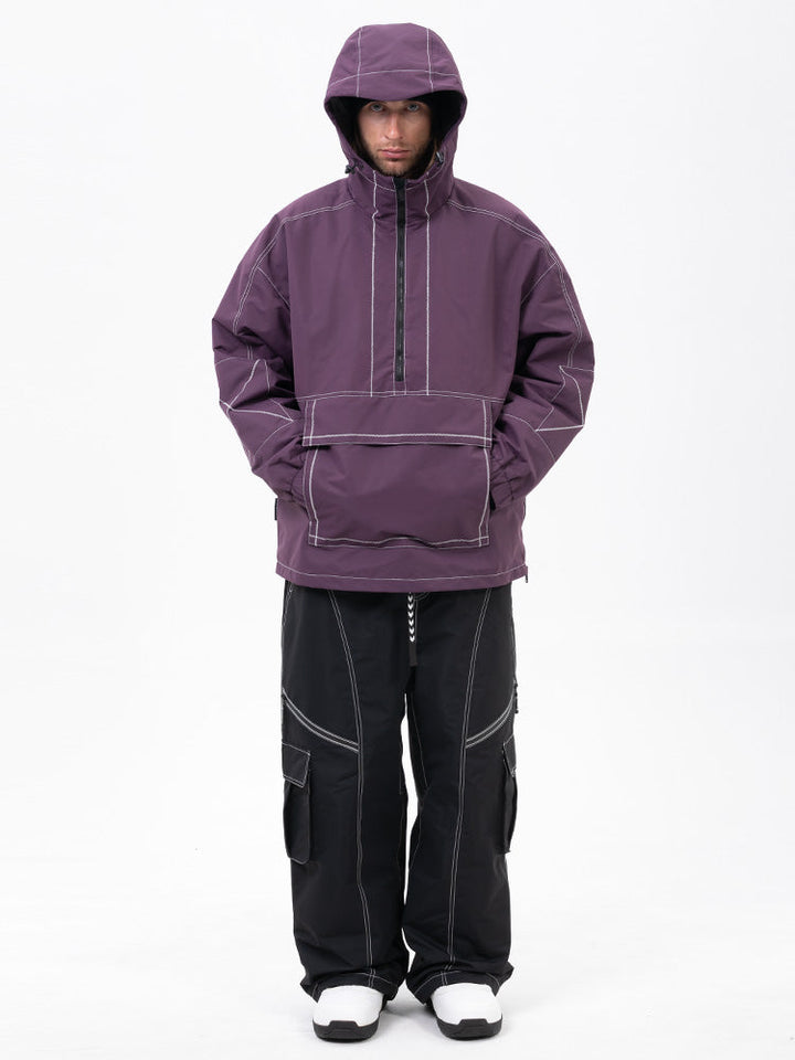 Men’s Mountain Vibe Pullover Jacket &amp; Streetstorm Baggy Snow Pants Set