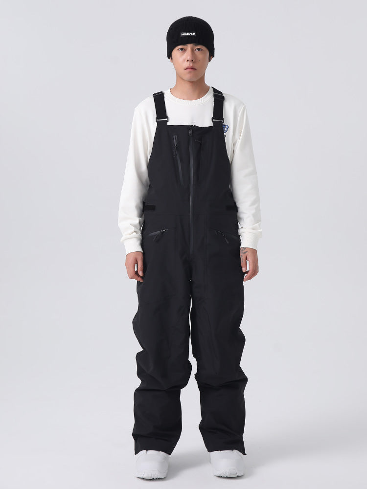 Men’s Searipe Unisex Urban Trek Durable Baggy Snow Bibs Overalls