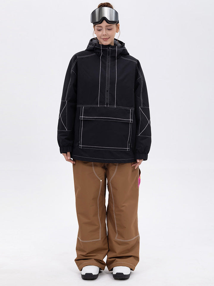 Women’s Mountain Vibe Pullover Jacket &amp; Urban Freerider Baggy Snow Pants Set