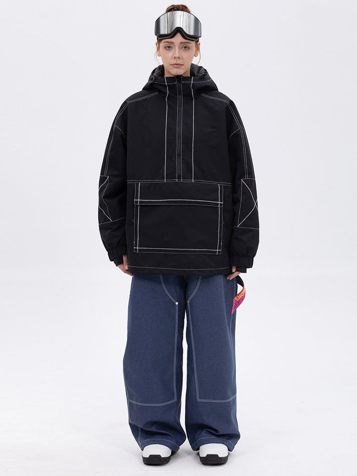 Women’s Mountain Vibe Pullover Jacket &amp; Urban Freerider Baggy Snow Pants Set