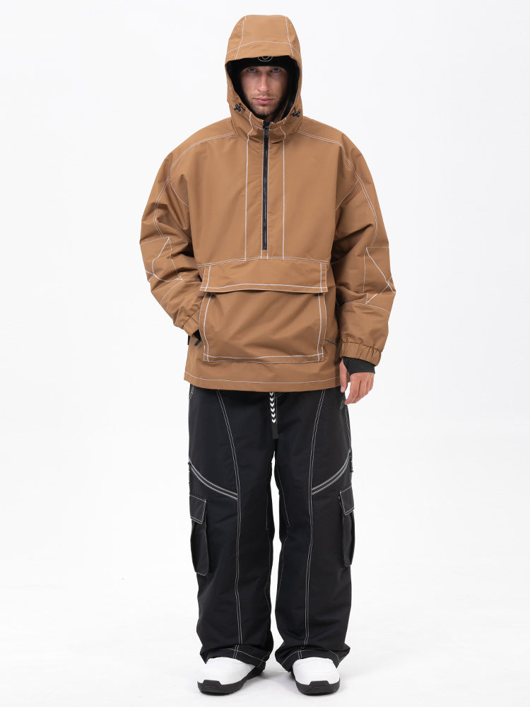 Men’s Mountain Vibe Pullover Jacket &amp; Streetstorm Baggy Snow Pants Set