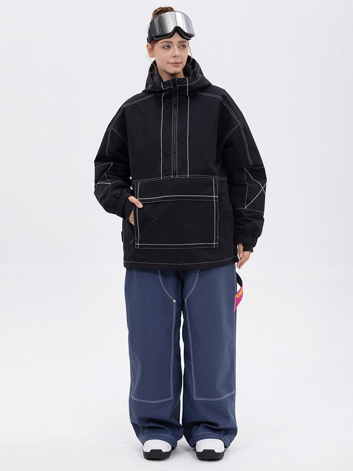 Women’s Mountain Vibe Pullover Jacket &amp; Urban Freerider Baggy Snow Pants Set