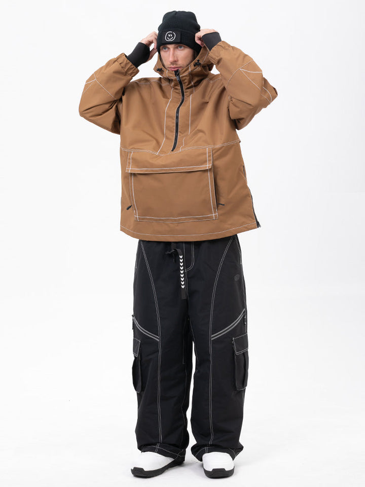 Men’s Mountain Vibe Pullover Jacket &amp; Streetstorm Baggy Snow Pants Set