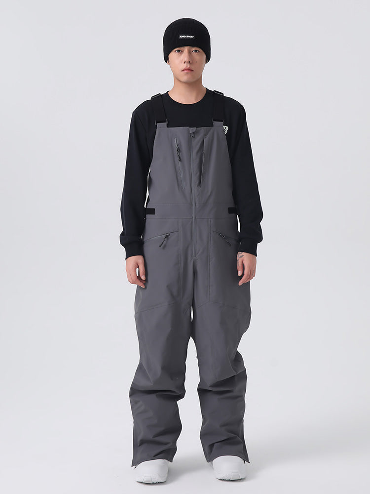 Men’s Searipe Unisex Urban Trek Durable Baggy Snow Bibs Overalls