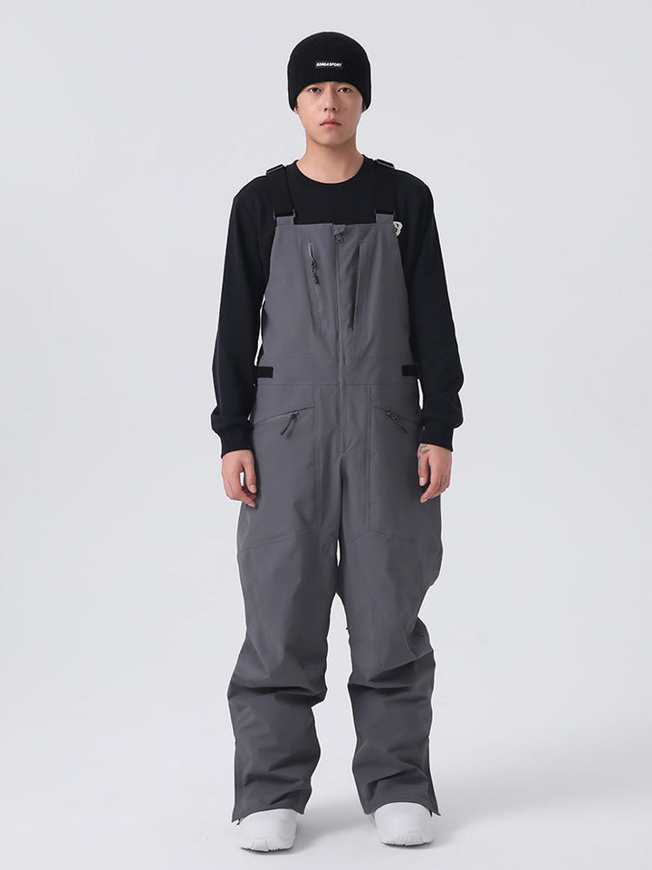 Men’s Searipe Unisex Urban Trek Durable Baggy Snow Bibs Overalls