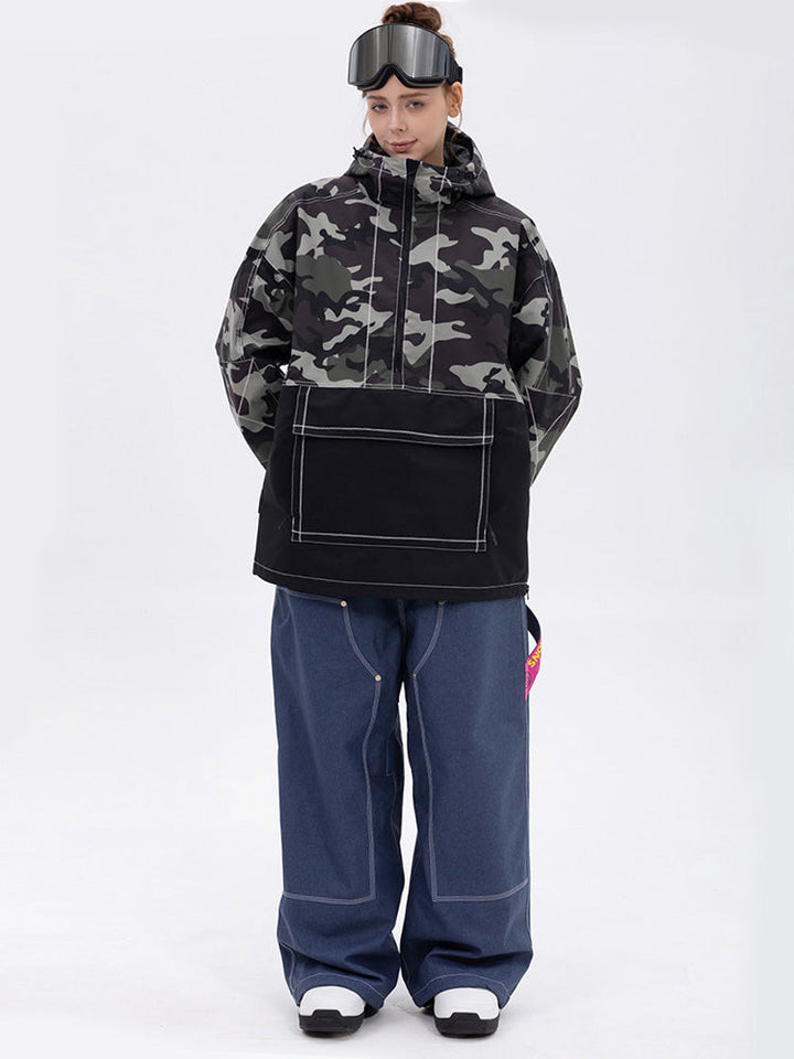 Women’s Mountain Vibe Pullover Jacket &amp; Urban Freerider Baggy Snow Pants Set