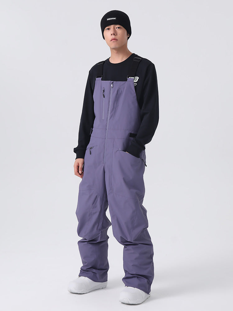 Men’s Searipe Unisex Urban Trek Durable Baggy Snow Bibs Overalls