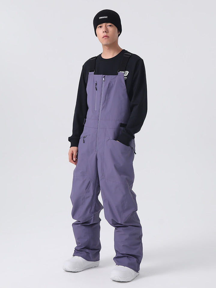 Men’s Searipe Unisex Urban Trek Durable Baggy Snow Bibs Overalls
