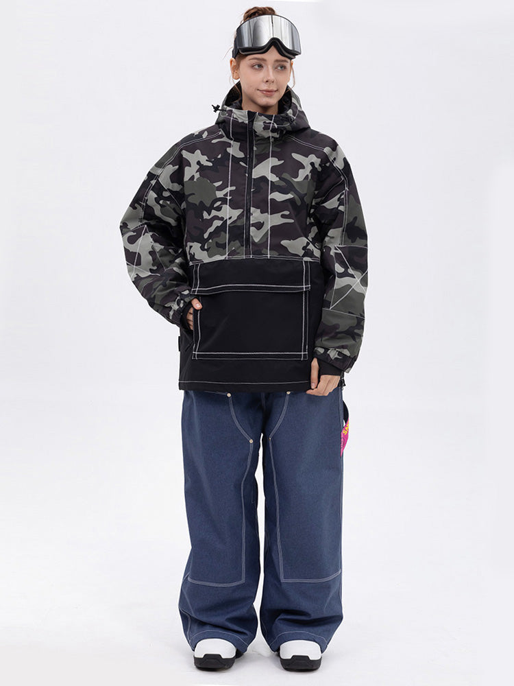 Women’s Mountain Vibe Pullover Jacket &amp; Urban Freerider Baggy Snow Pants Set