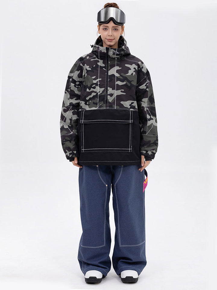 Women’s Mountain Vibe Pullover Jacket &amp; Urban Freerider Baggy Snow Pants Set