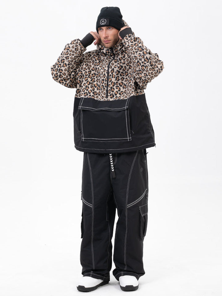 Men’s Mountain Vibe Pullover Jacket &amp; Streetstorm Baggy Snow Pants Set