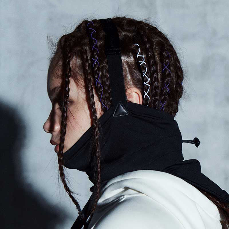 Unisex Nandn Hooded Facemask &amp; Neck Warmer