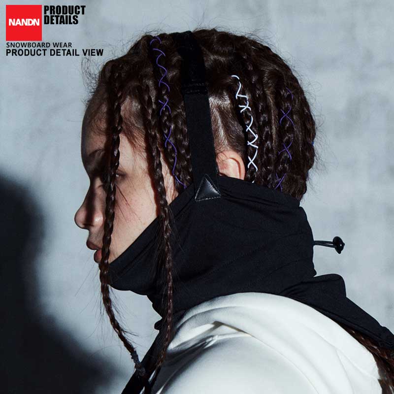 Unisex Nandn Hooded Facemask &amp; Neck Warmer