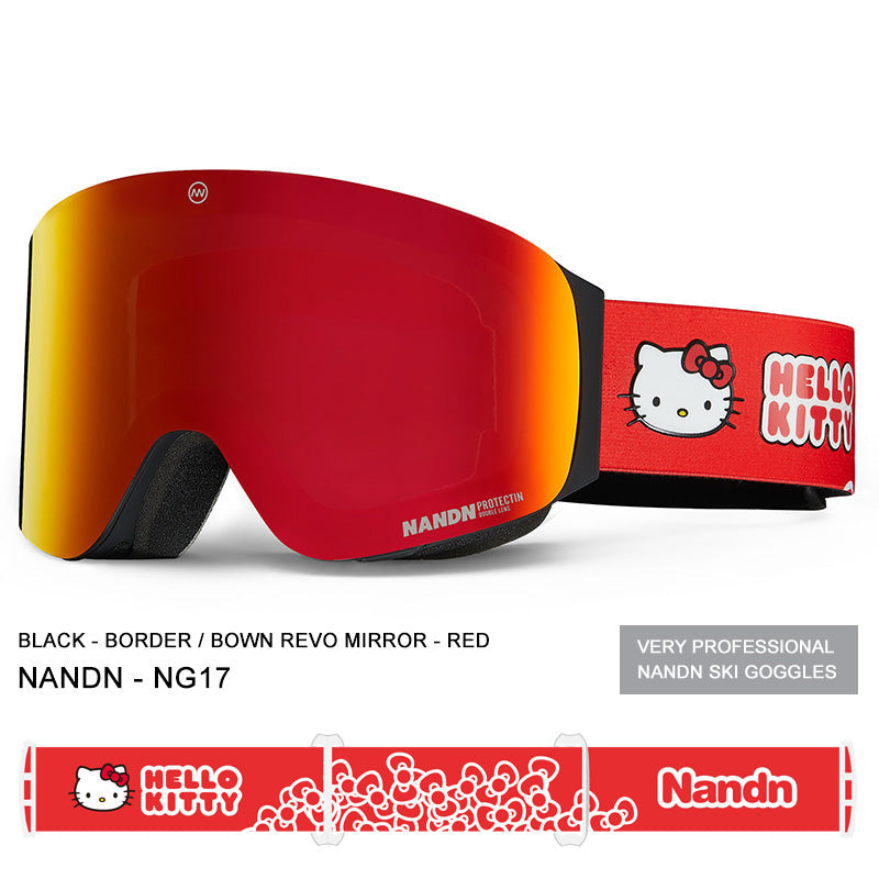 Nandn Unisex Snowboard Protection Openable Snow Ski Goggles