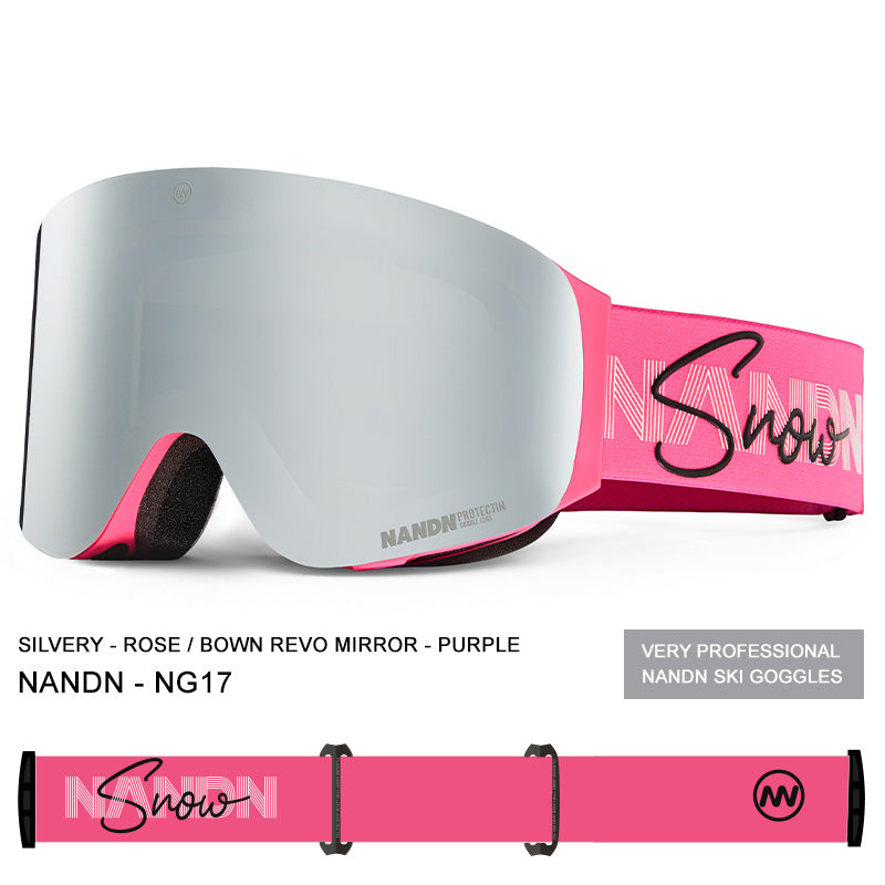 Nandn Unisex Snowboard Protection Openable Snow Ski Goggles