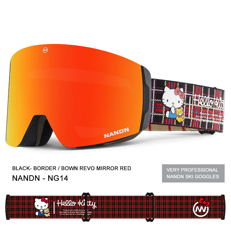 Nandn Unisex Animal Friendly Iconic Snow Goggles