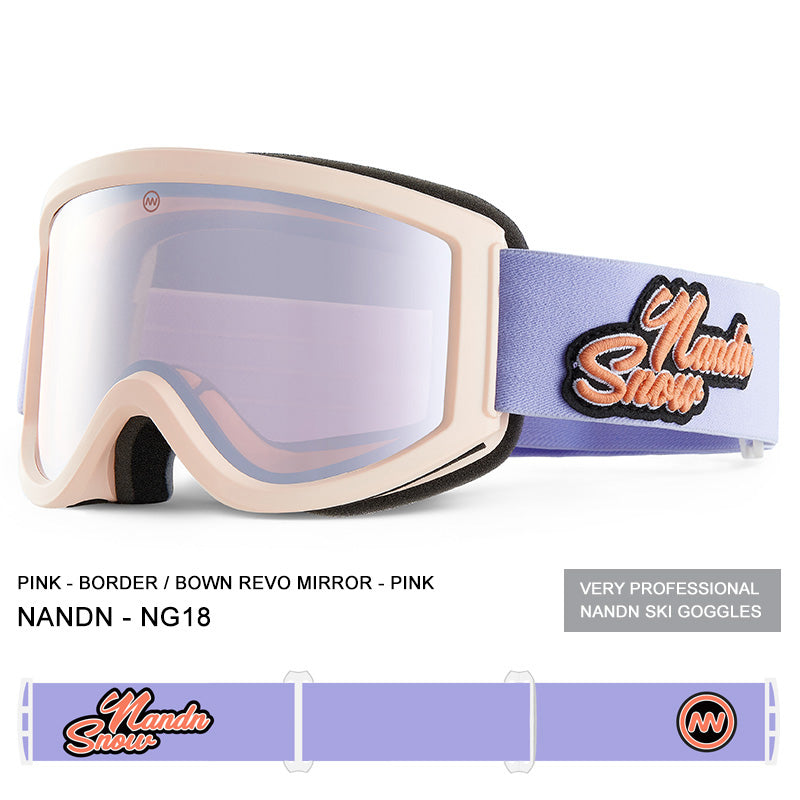 Nandn Unisex FreedomShade Trendy Snow Goggles