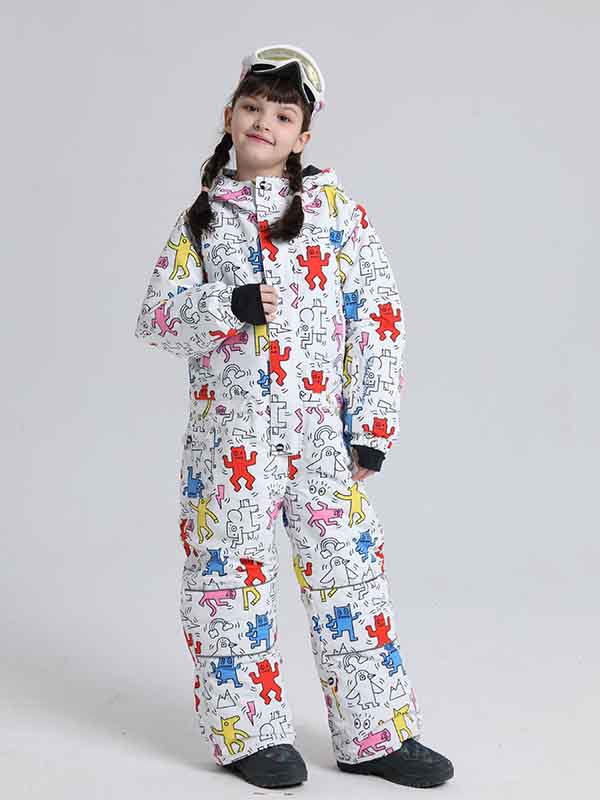 Boy &amp; Girls Animal World One Piece Snowsuits
