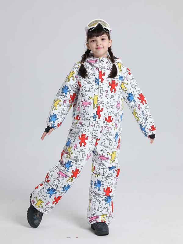 Boy &amp; Girls Animal World One Piece Snowsuits
