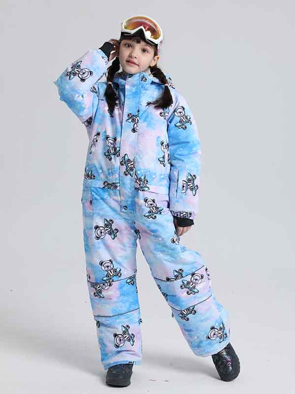 Boy &amp; Girls Animal World One Piece Snowsuits