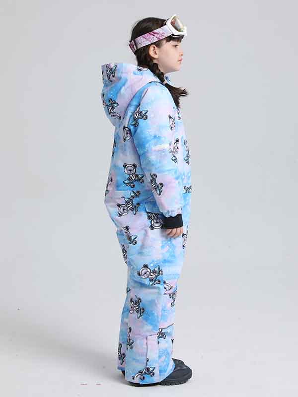 Boy &amp; Girls Animal World One Piece Snowsuits