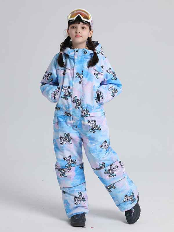 Boy &amp; Girls Animal World One Piece Snowsuits