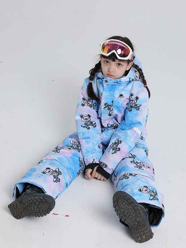 Boy &amp; Girls Animal World One Piece Snowsuits
