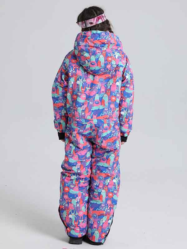 Boy &amp; Girls Animal World One Piece Snowsuits