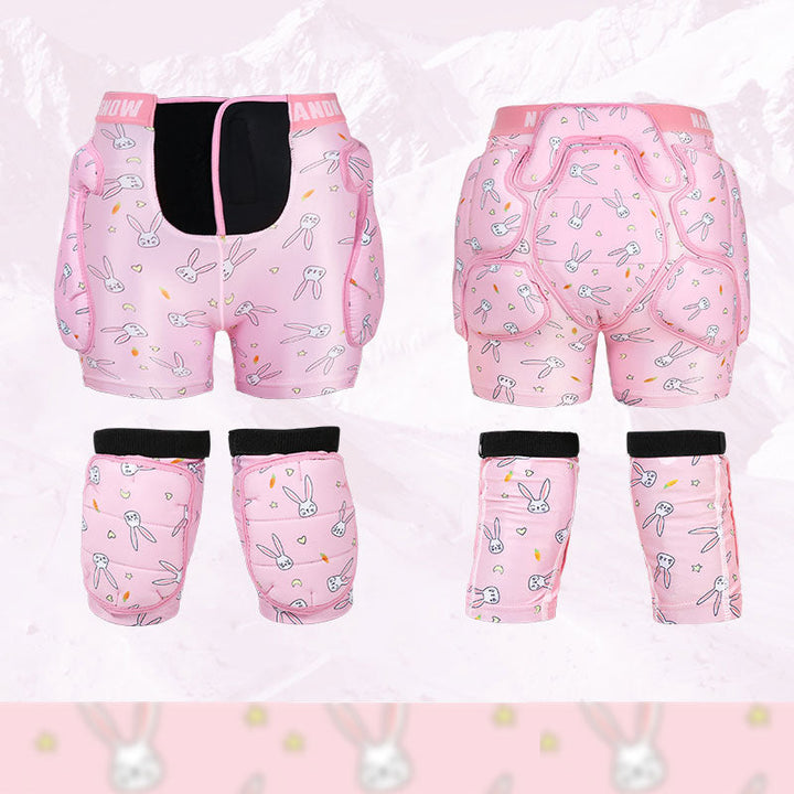 Kids Nandn Little Explorer Professional Snow Hip Pad &amp; Knee Pad Set