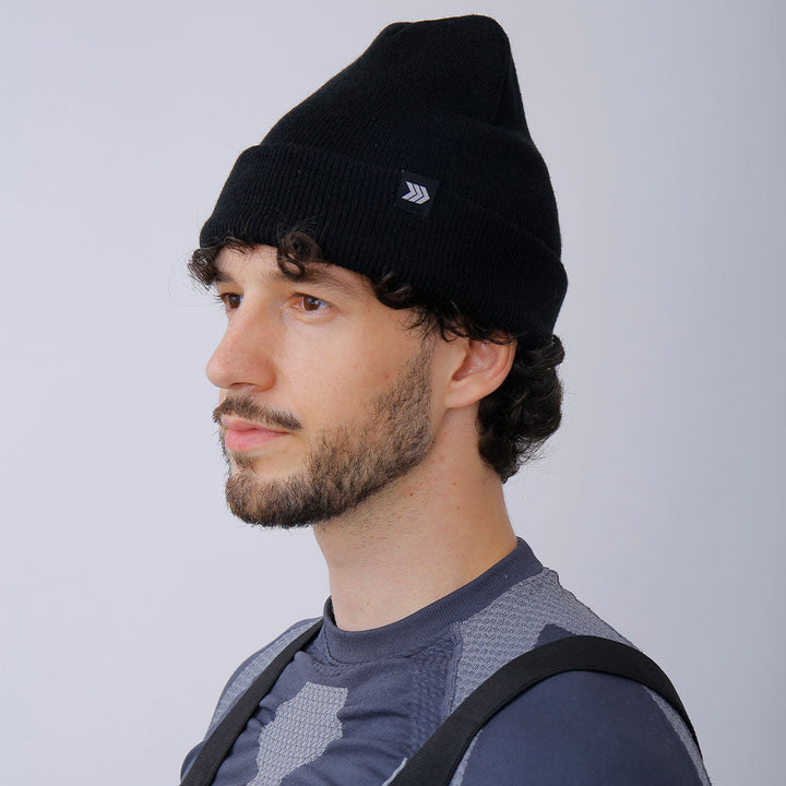 Unisex Snowboard Hat Crochet Knit Hairball Snow Beanie